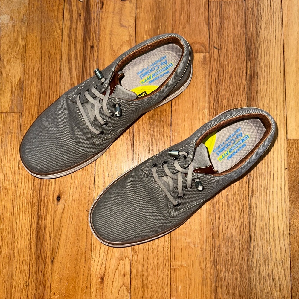 Skechers Men's Ederson Classic Fit Air-Cooled Memory Foam Moreno Shoe Size 7.5 - Picture 6 of 14